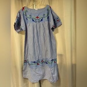 Muu-muu house dress. 100% cotton.